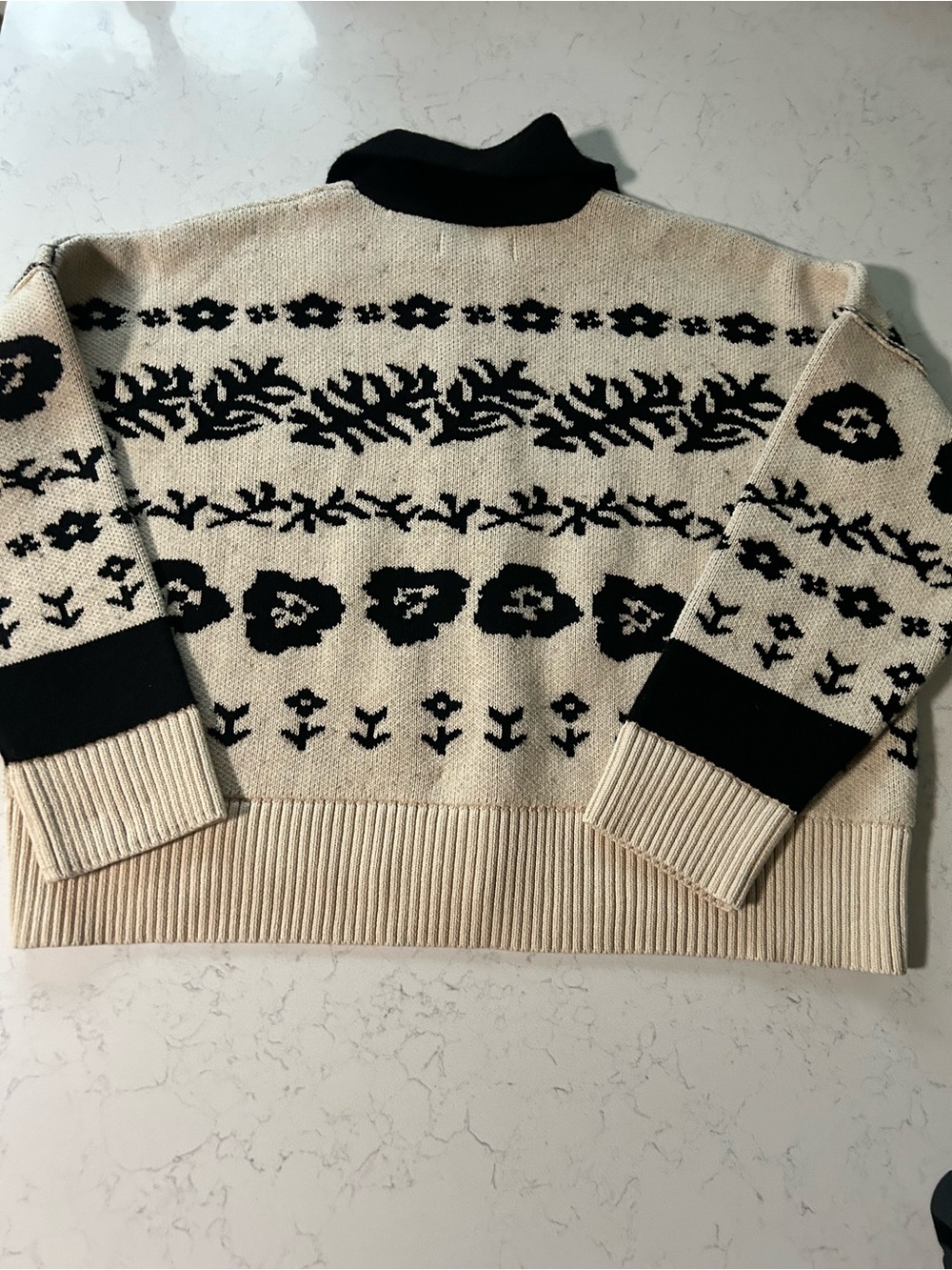 NWT Free People Shelby Cardigan Sweater in Neutral Combo - Picture 15 of 15